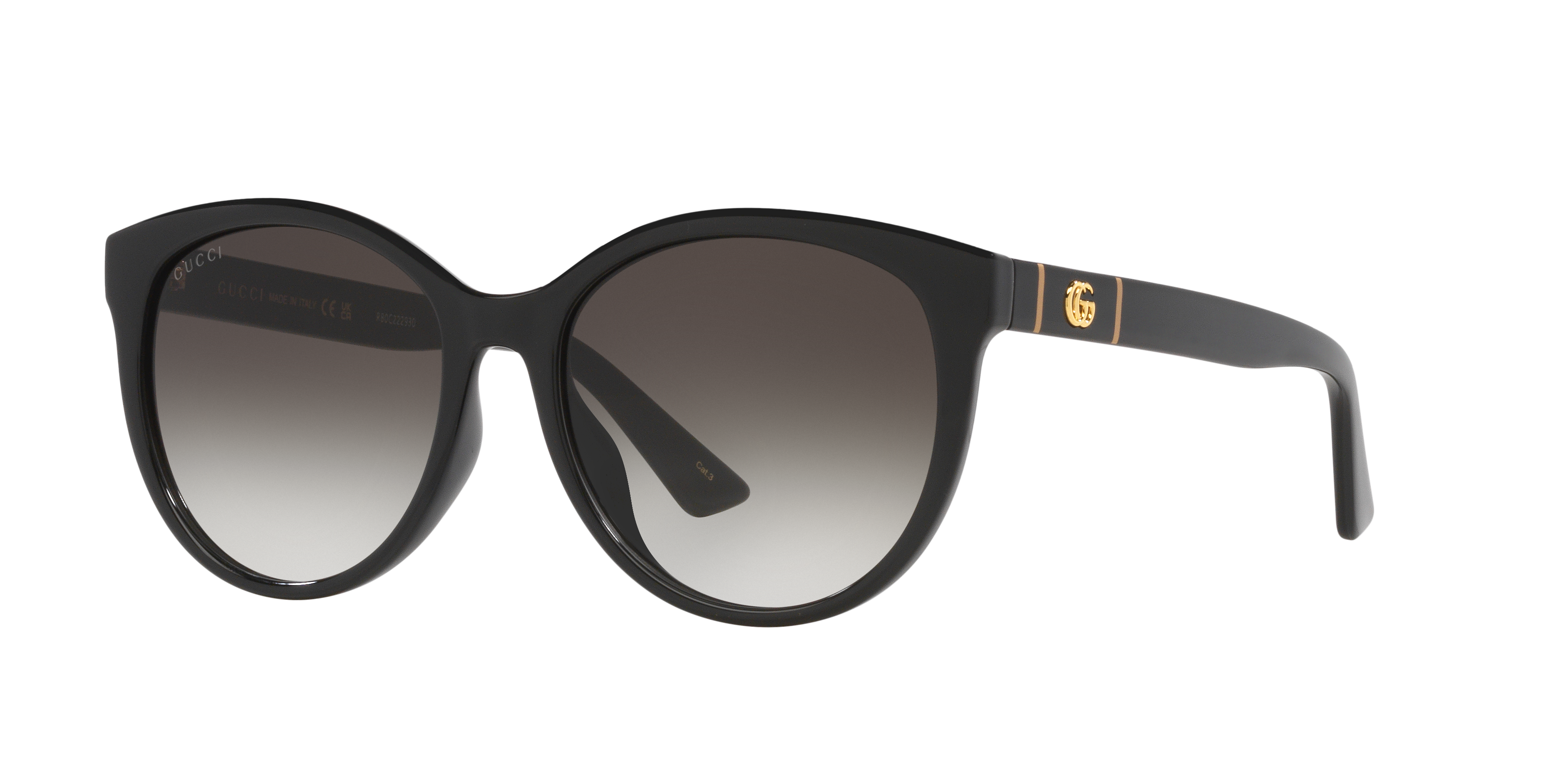 Gucci GG0636SK M (56 - 17) with Grey lenses and Black frame