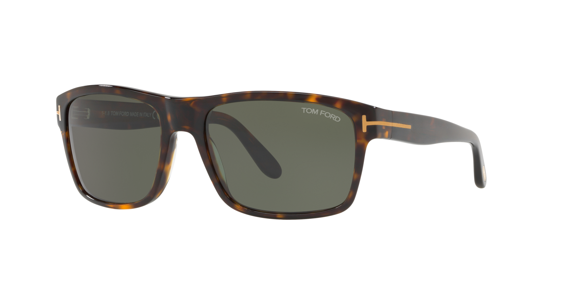 Tom Ford FT0678 L (58 - 18) with Green lenses and Tortoise frame