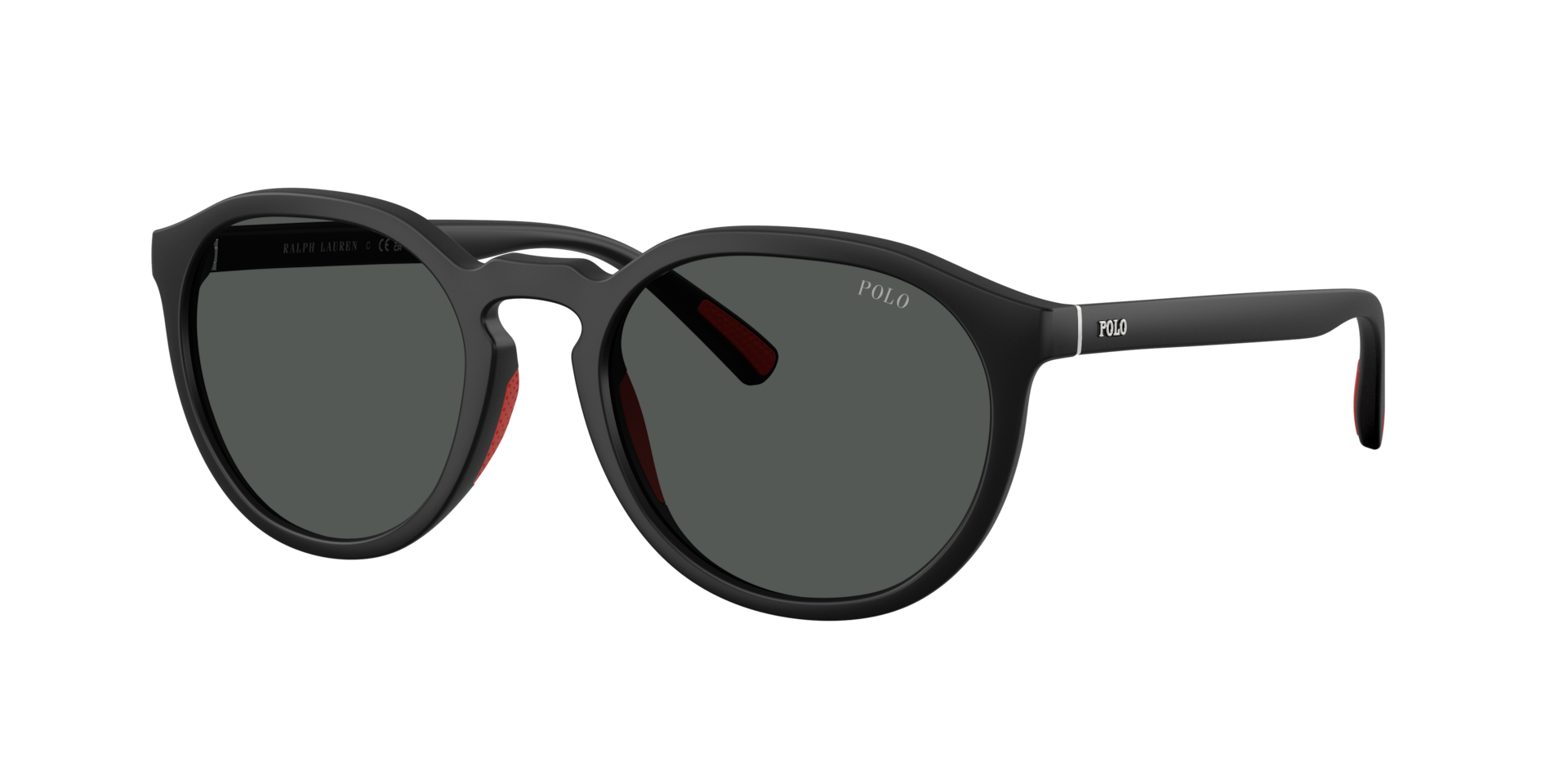 Polo Ralph Lauren Homme Sunglass PH4232U - Couleur du Monture: Noir mat, Couleur de Lentille: Gris foncé