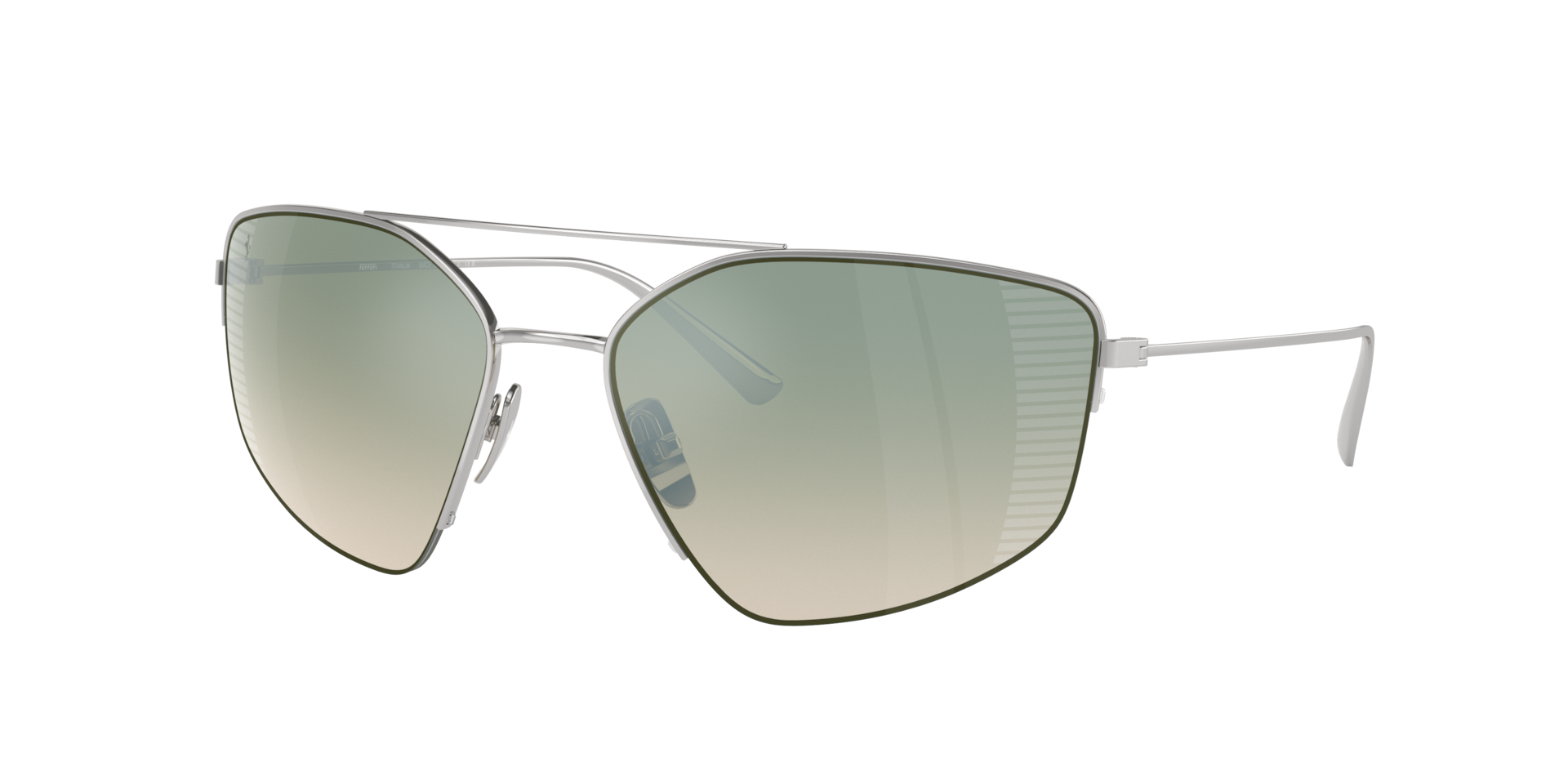 Ferrari Homme Sunglass FH1009T - Couleur du Monture Argent Couleur de Lentille Vert dgrad miroir 570 €