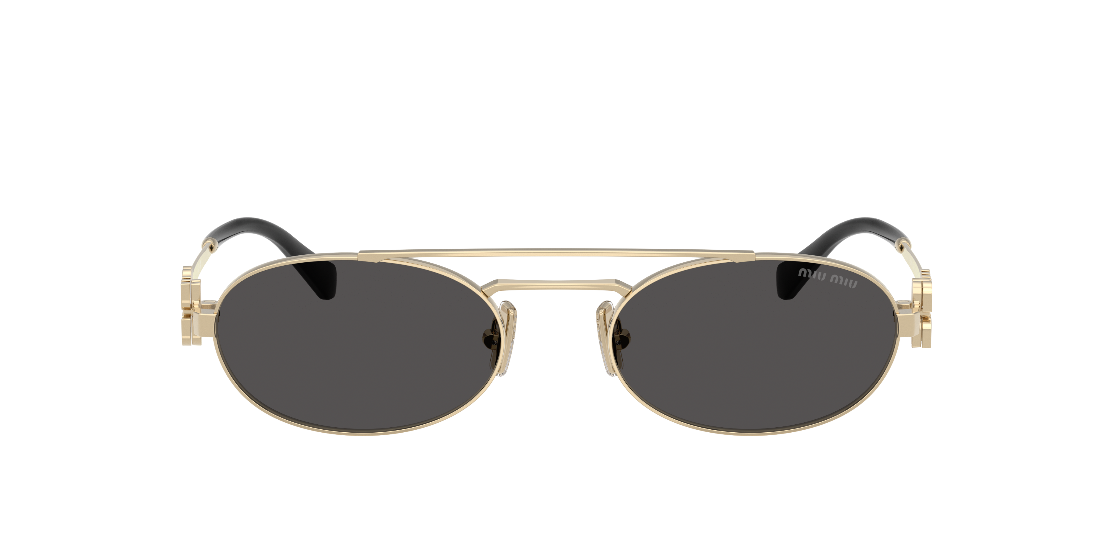 Miu Miu MU 54ZS M (53 - 19) with Grey lenses and Gold frame