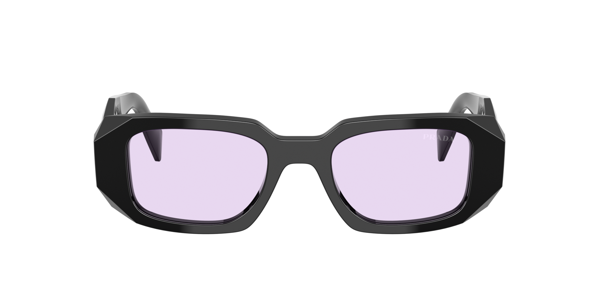 Prada PR 17WSF S (51 - 20) with Violet lenses and Black frame