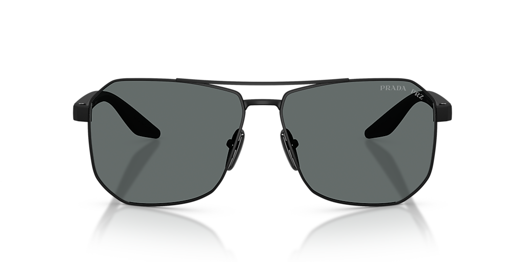 Prada Linea Rossa PS A53S XXL (62 - 14) with Grey lenses and Black