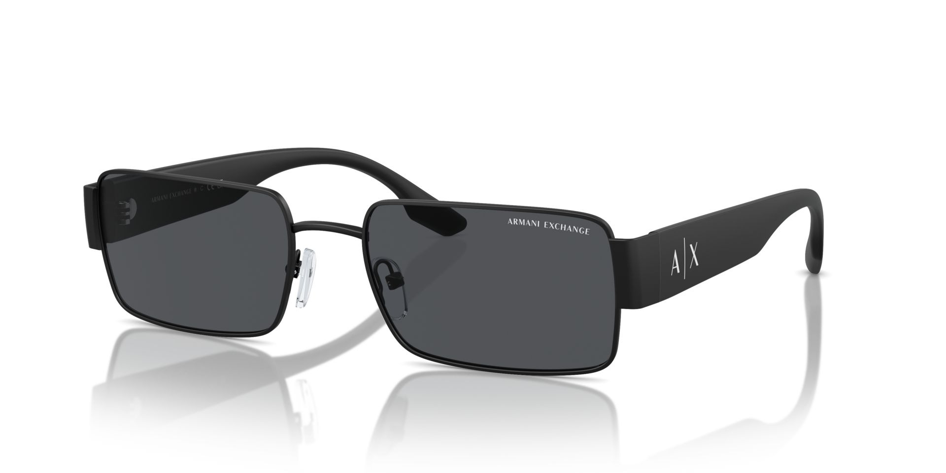Armani Exchange AX2052S L (57 - 19) with Grey lenses and Black