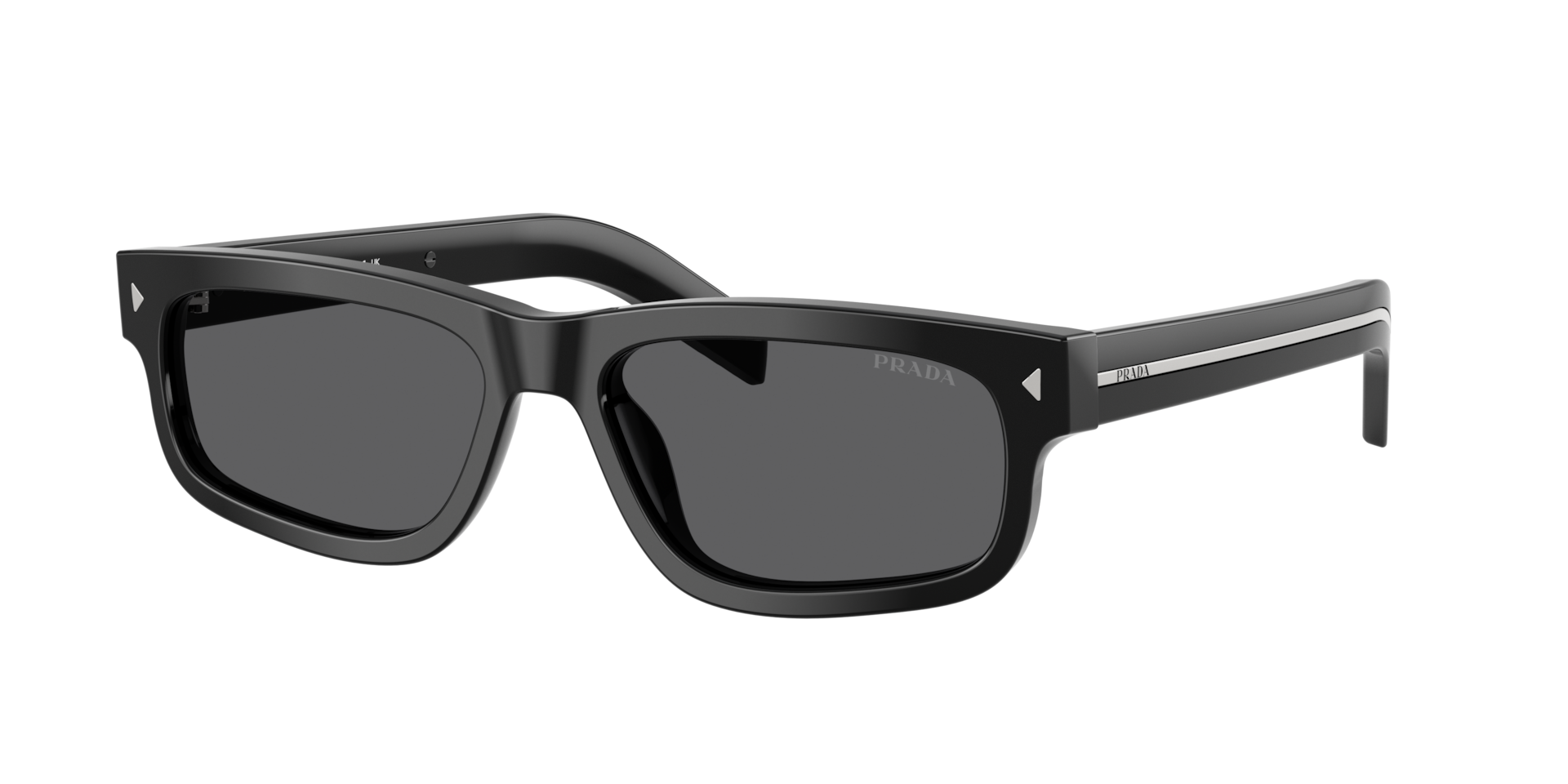 Prada PR B11S L (57 - 17) with Grey lenses and Black frame