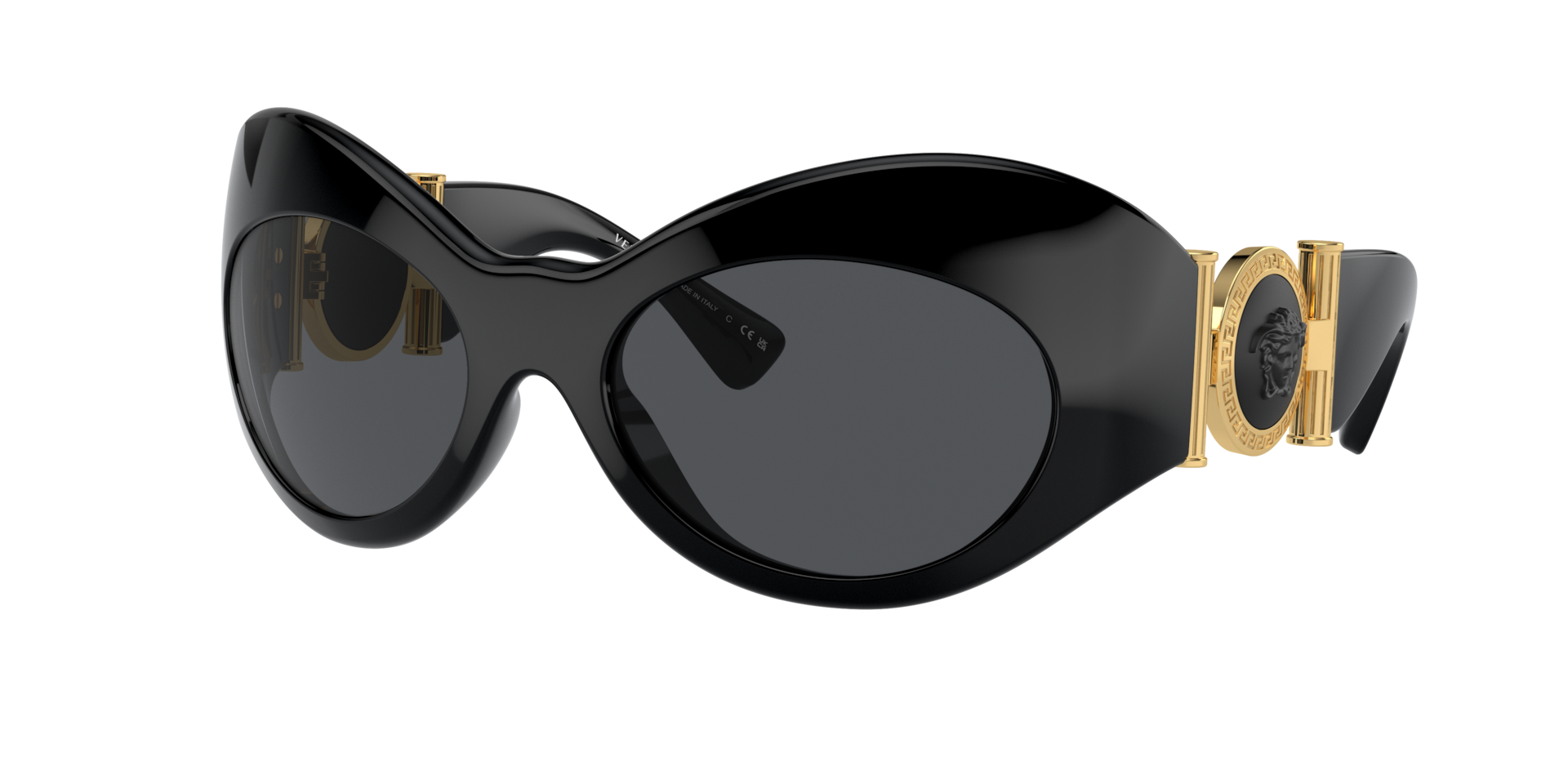 Versace Woman Sunglass VE4462 -  Frame color: Black, Lens color: Dark Grey