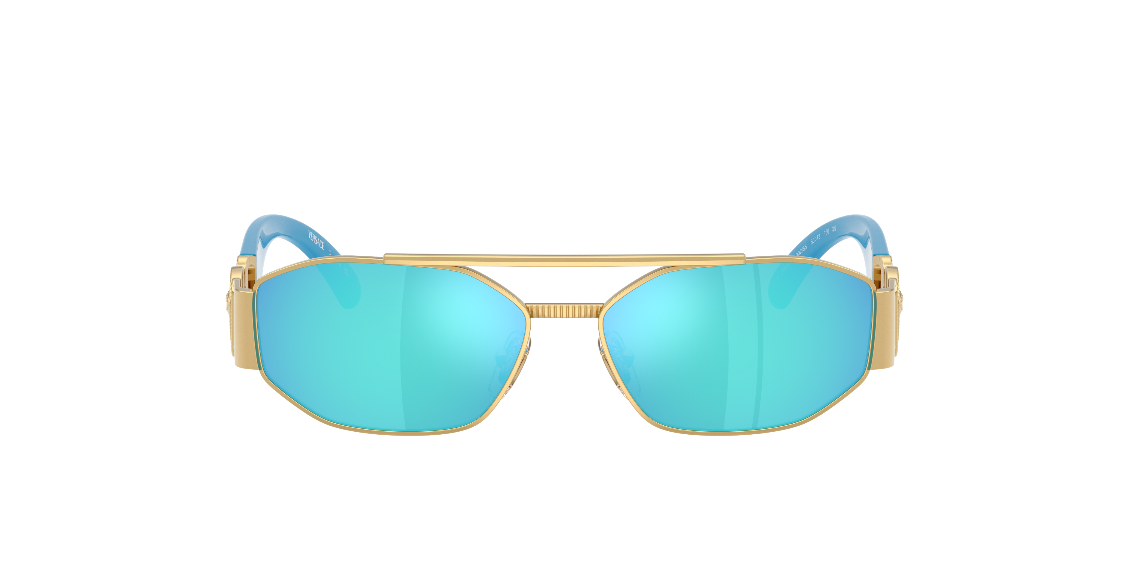 Versace VK2003 XL (50 - 13) with Blue lenses and Gold frame