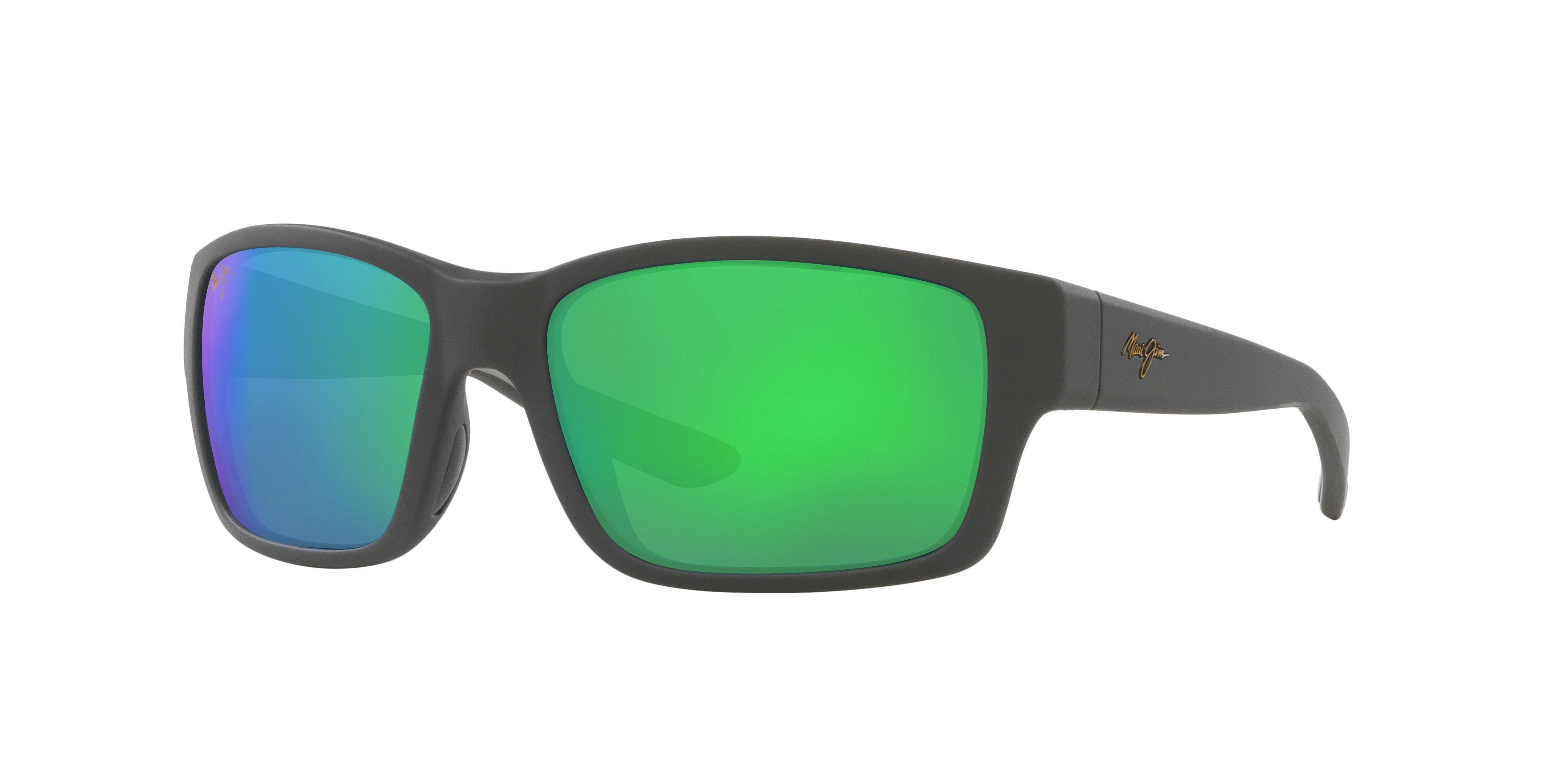 Maui Jim Man Sunglass Mangroves -  Frame color: Grey Multicolor, Lens color: Green Mirror Polarized