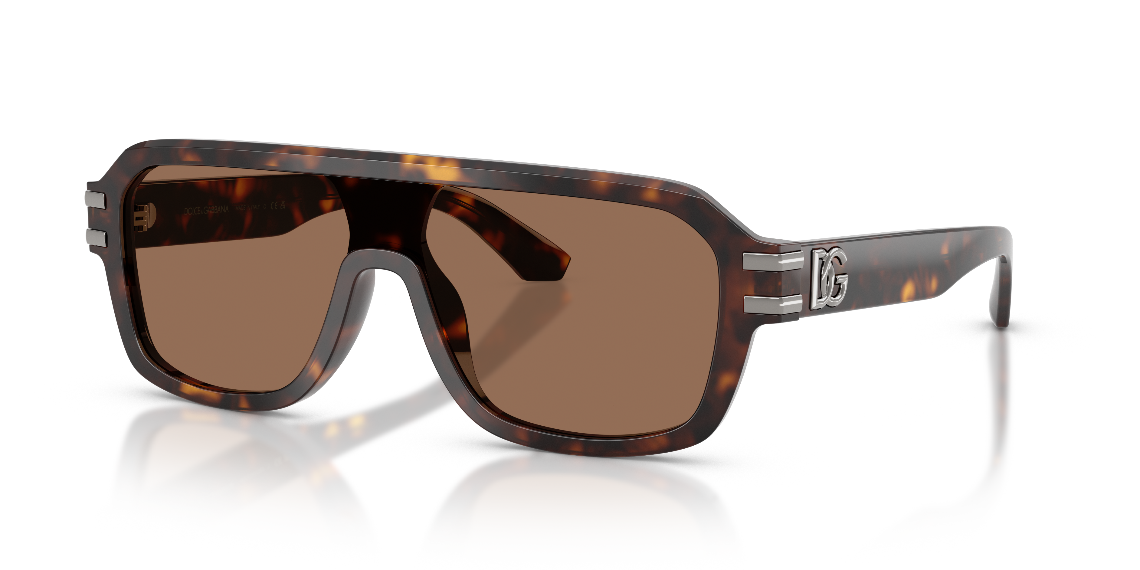Dolce&Gabbana DG4507 L (0 - 127) with Brown lenses and Tortoise