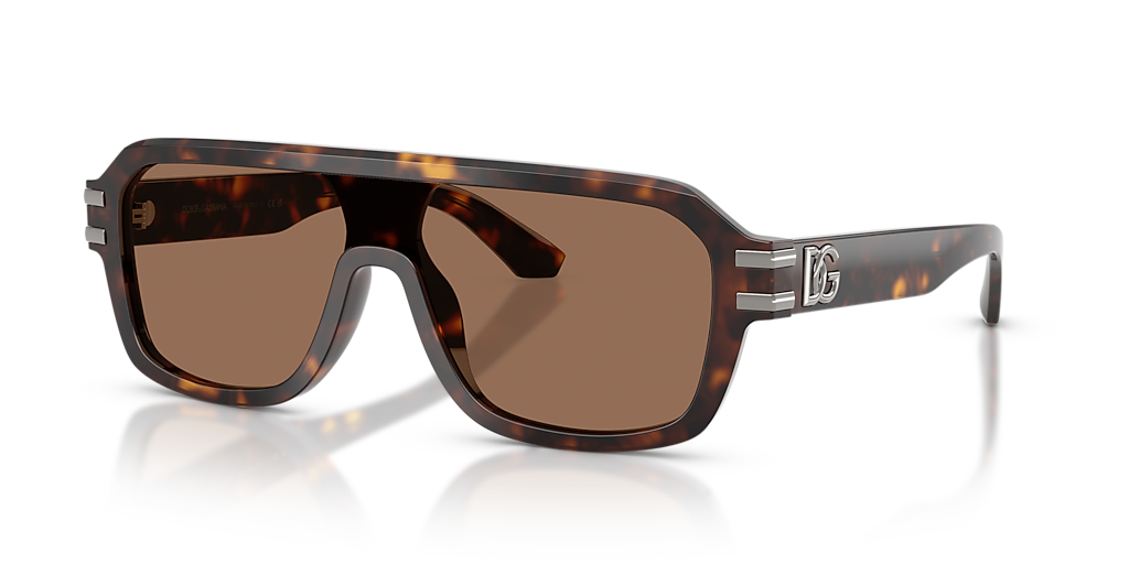Dolce&Gabbana DG4507 L (0 - 127) with Brown lenses and Tortoise