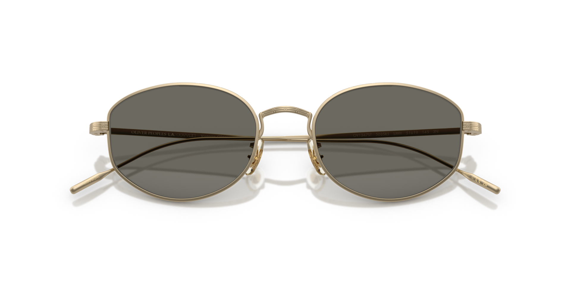 Oliver Peoples Estra M (51 - 19) with Grey lenses and Gold frame 