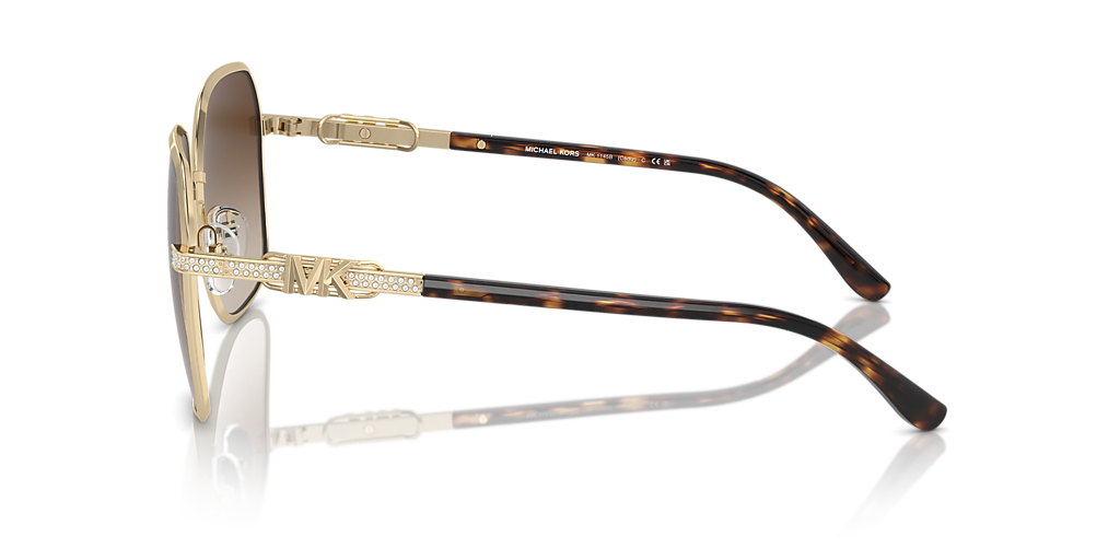 Michael Kors Cadiz XXL (58 - 17) with Brown lenses and Gold frame