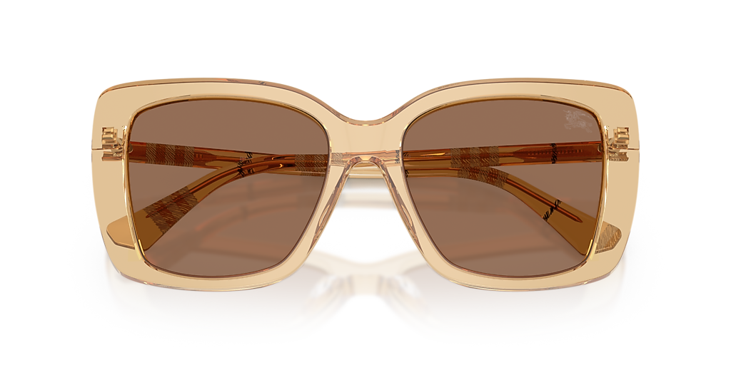 Burberry BE4456 M (54 - 18) with Brown lenses and Beige 