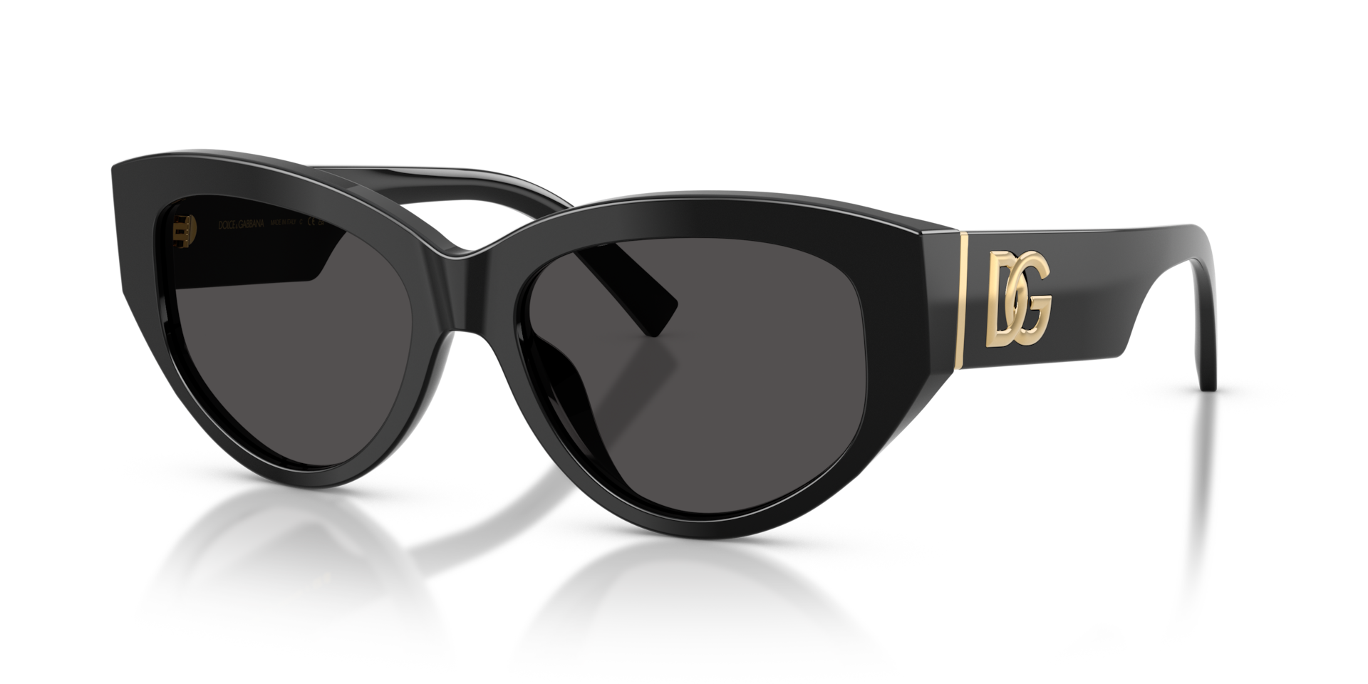 Dolce&Gabbana DG4514 L (55 - 17) with Grey lenses and Black frame