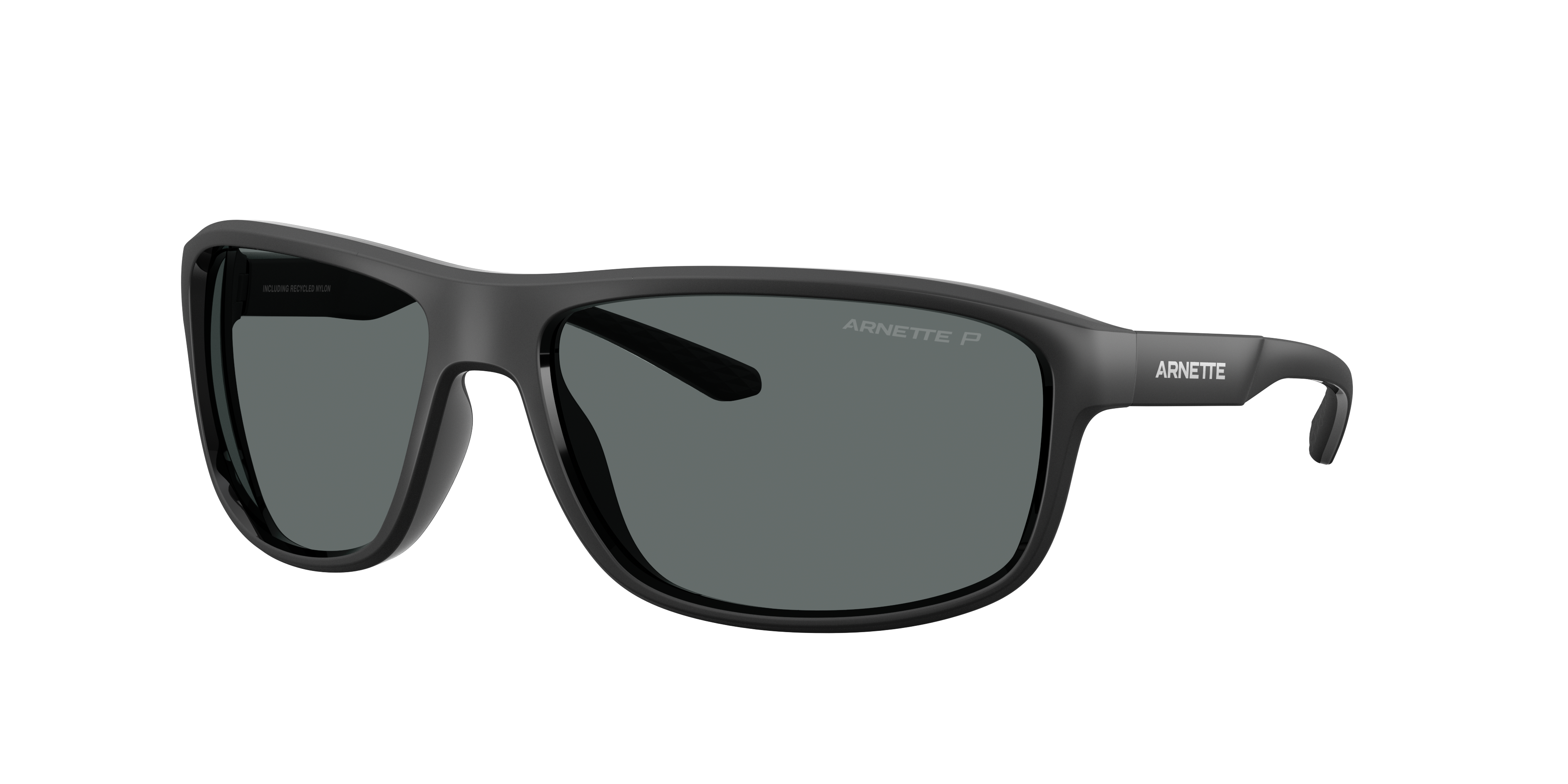 Arnette Man Sunglass AN4374 -  Frame color: Matte Recycled Black, Lens color: Grey Polarized