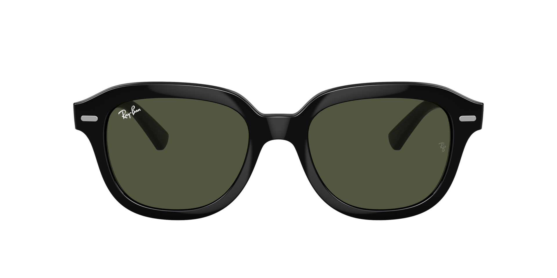 Ray-Ban Erik XL (53 - 20) with Green lenses and Black frame