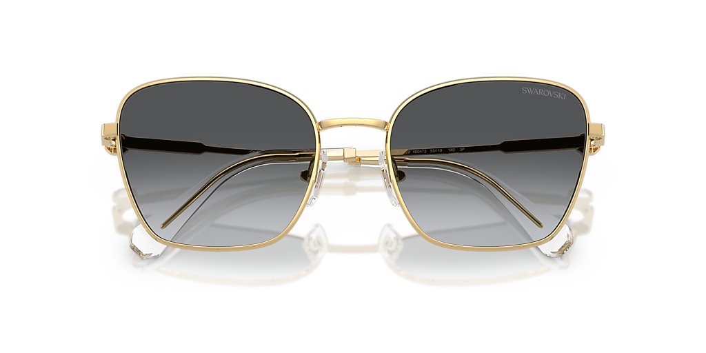 Swarovski SK7029 XL (58 - 19) with Grey lenses and Gold frame