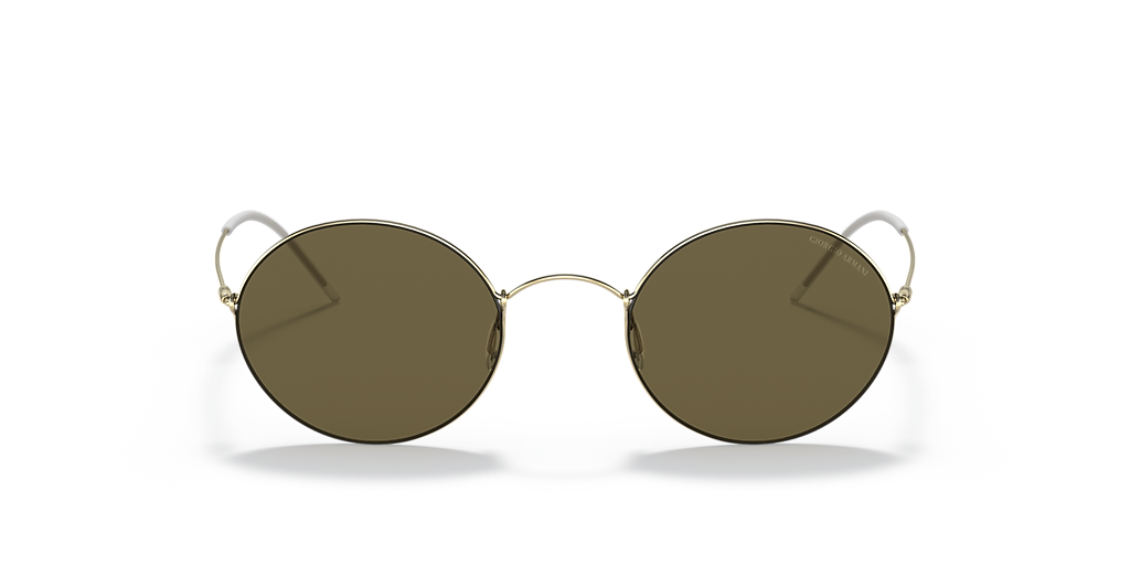 GIORGIO ARMANI サングラス Giorgio Armani AR6115T XS (49 - 22) with Brown lenses and Gold