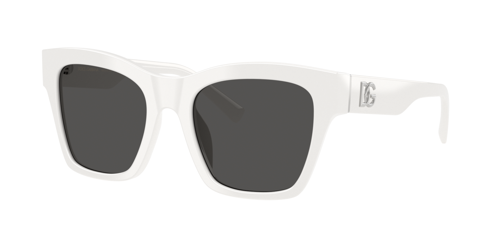 Dolce&Gabbana Woman Sunglass DG4512 -  Frame color: White, Lens color: Dark Grey