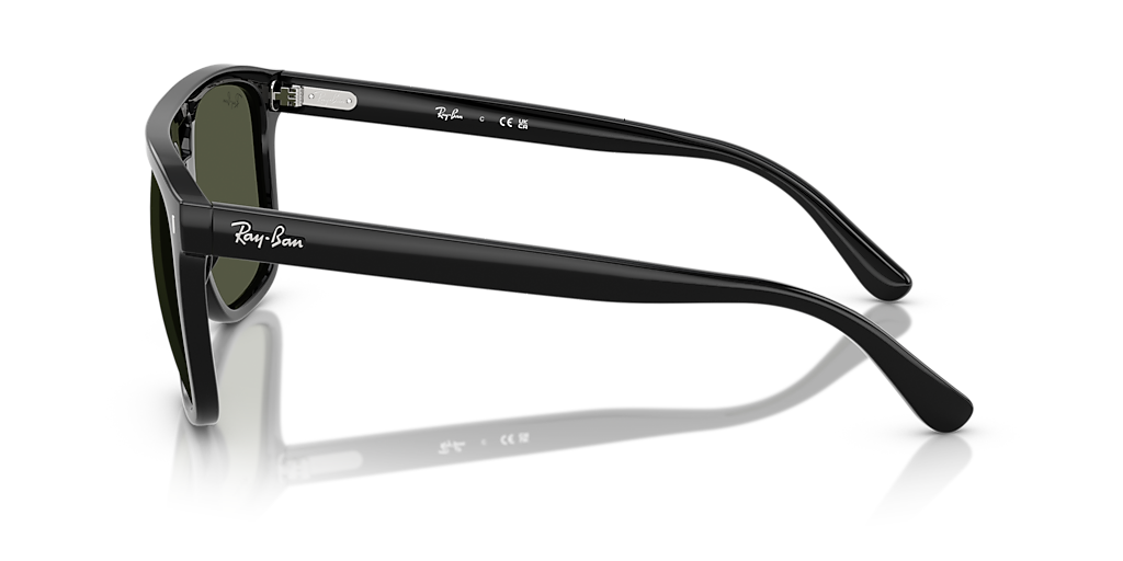 Ray-Ban RB2213 L (55 - 20) with Green lenses and Black frame