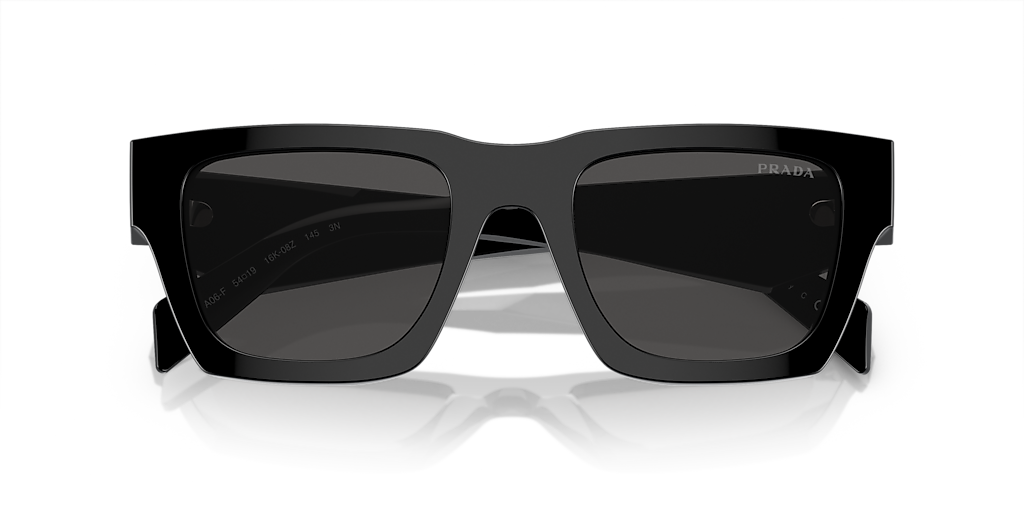Prada PR A06SF L (54 - 19) with Grey lenses and Black frame