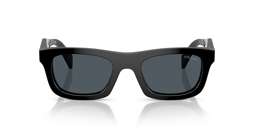 Prada PR C06SF S (53 - 18) with Grey lenses and Black frame