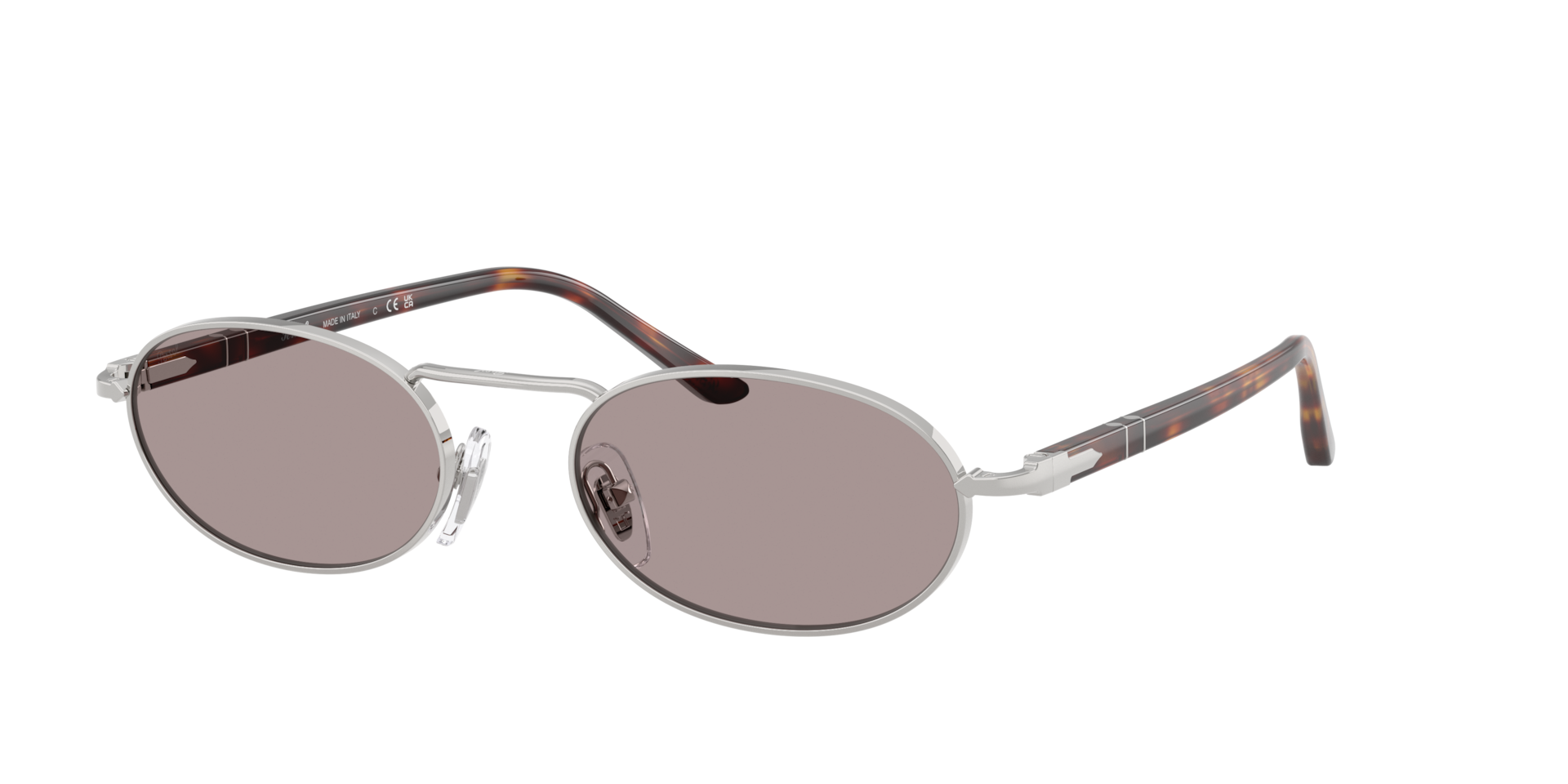 Persol Unisex Sunglass PO1023S -  Frame color: Silver, Lens color: Violet