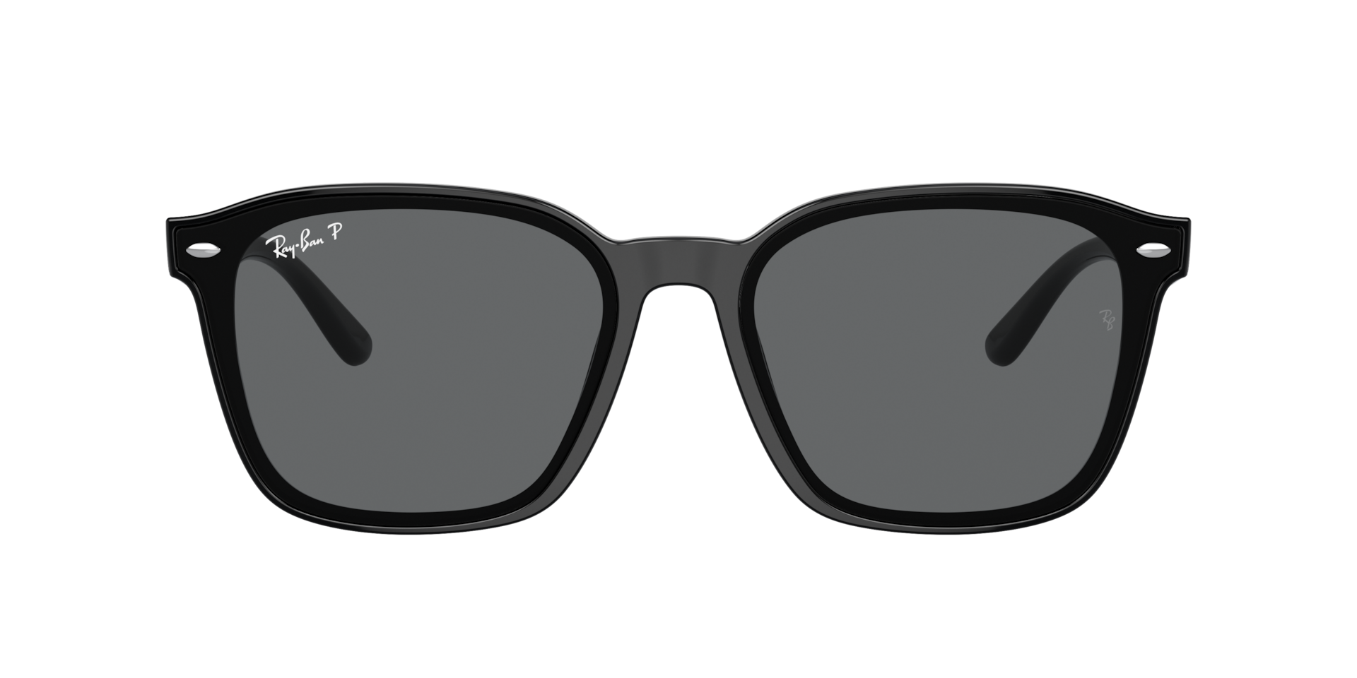 Ray-Ban 4392Dケース付き Ray-Ban RB4392D XXL (66 - 17) with Grey lenses and Black frame