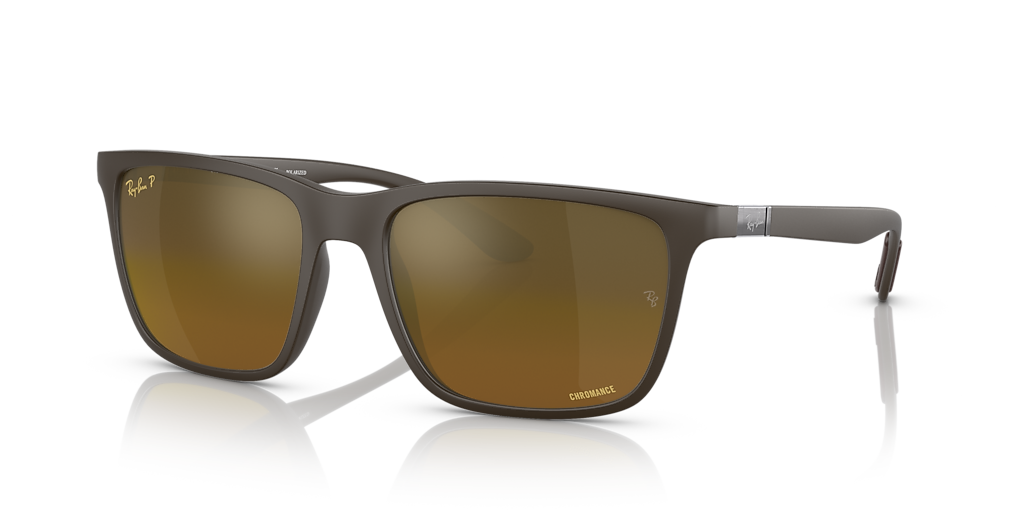 Ray-Ban RB4385 Polarized+ Lenses XXL (58 - 18) with Brown lenses