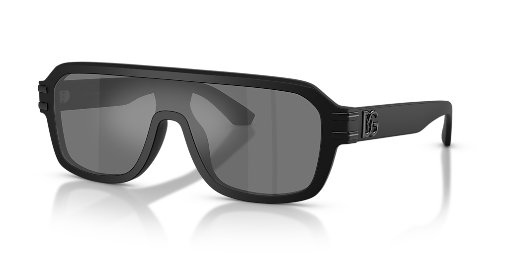 Dolce&Gabbana DG4507 L (0 - 127) with Grey lenses and Black frame