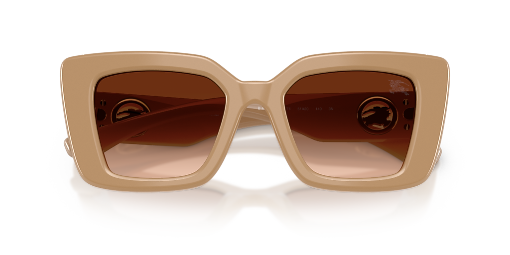 Burberry BE4476 S (51 - 20) with Brown lenses and Beige frame