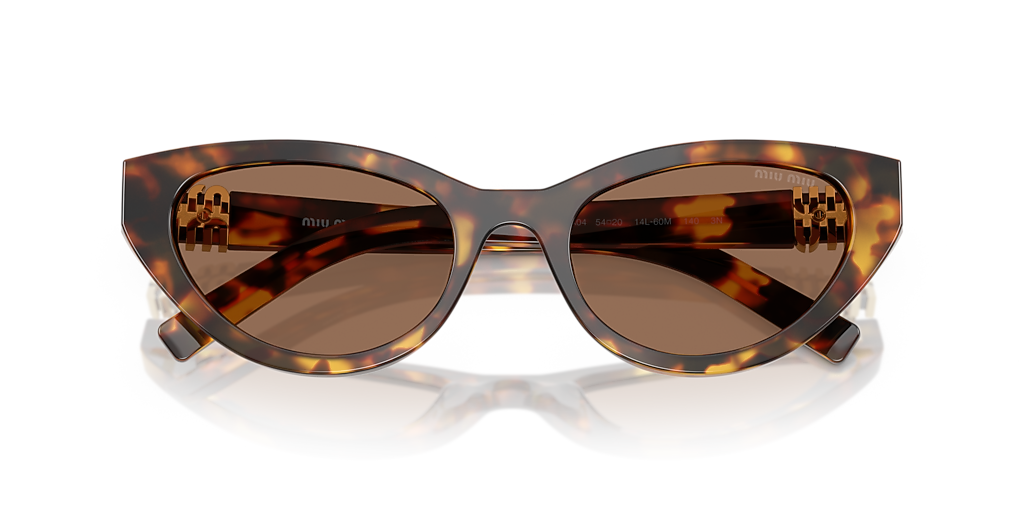Miu Miu MU A04S L (54 - 20) with Brown lenses and Tortoise frame
