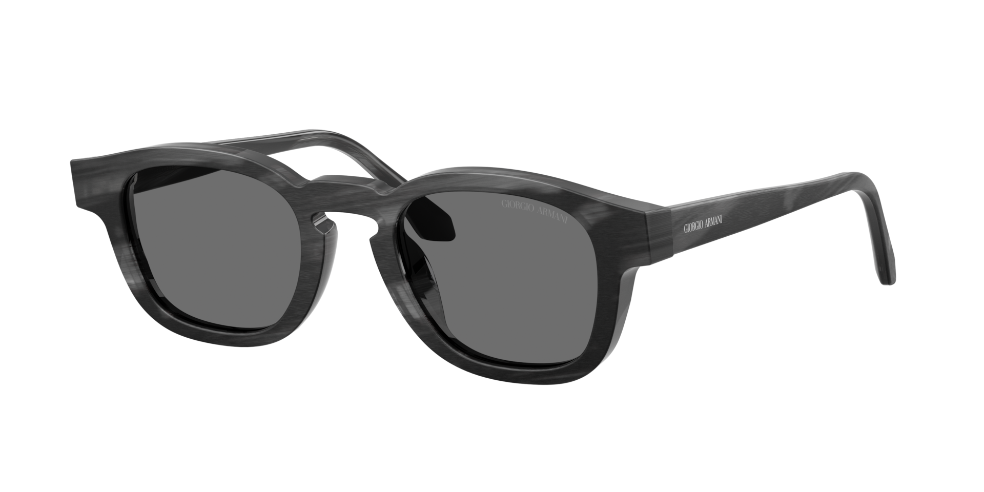 Giorgio Armani Unisex Sunglass AR8254U - Frame color: Brushed Grey, Lens color: Grey