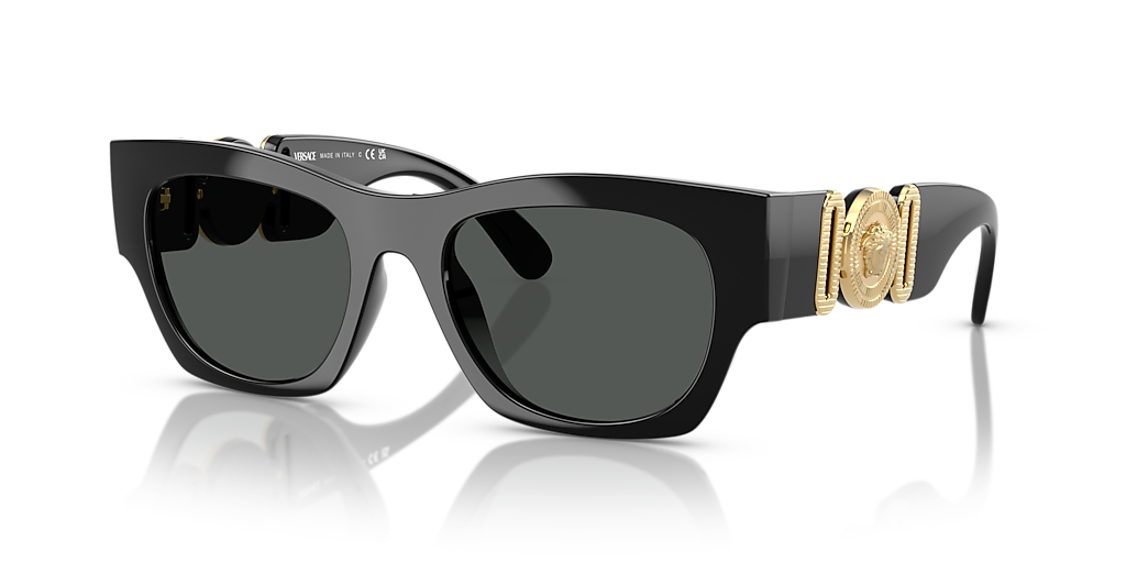 Versace VE4479U M (52 - 19) with Grey lenses and Black frame