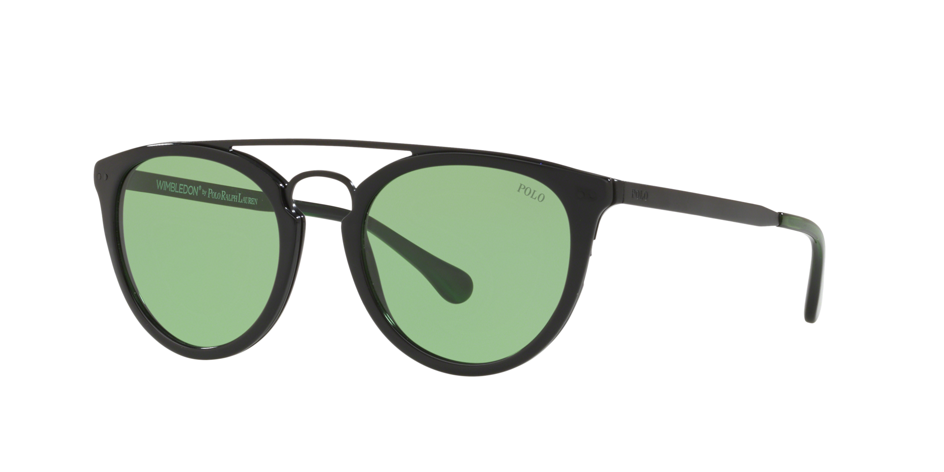 Polo Ralph Lauren Homme Sunglass PH4121 - Couleur du Monture Noir brillant Couleur de Lentille Vert Vintage 79 €