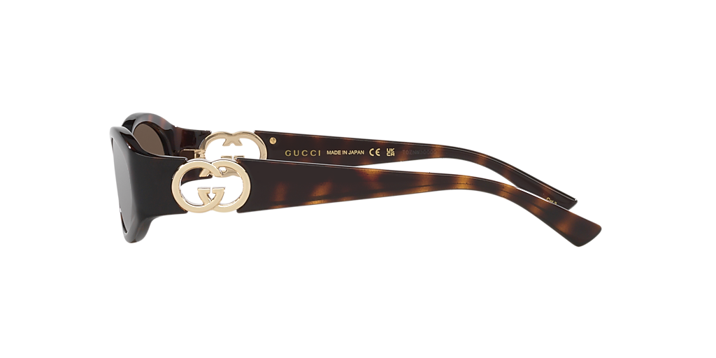 Gucci GG1660S S (54 - 16) with Brown lenses and Tortoise frame
