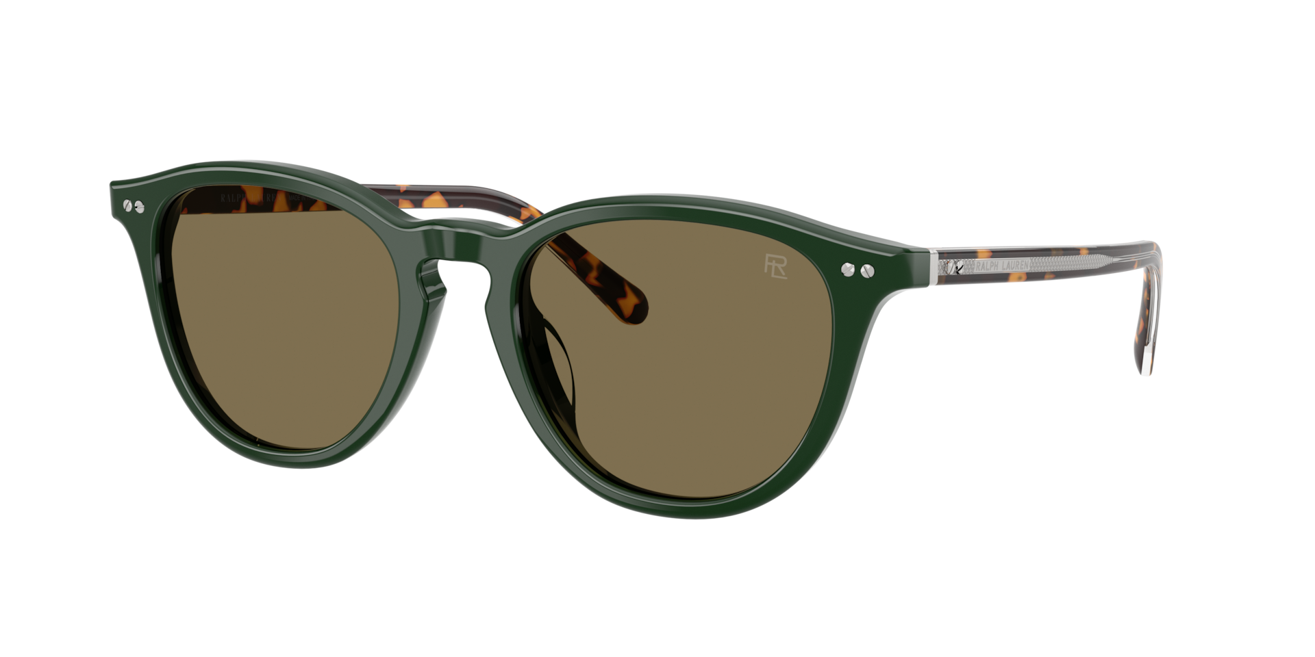 Ralph Lauren Man Sunglass RL8241U -  Frame color: Forest Green, Lens color: Light Brown