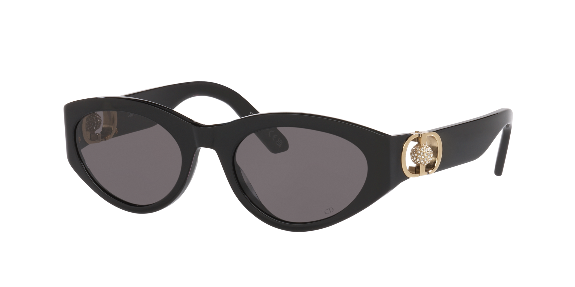 DIOR Woman Sunglass 30Montaigne B7I -  Frame color: Black, Lens color: Grey