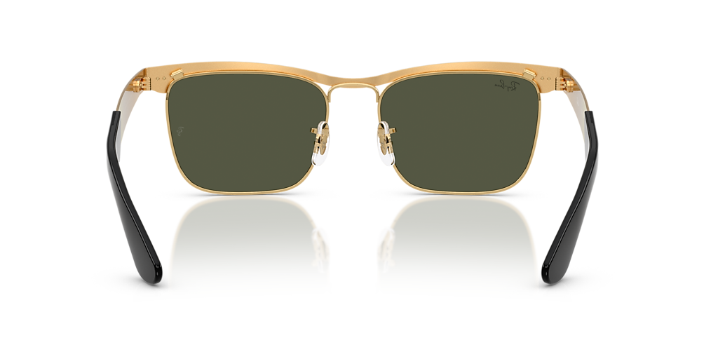 Ray-Ban Wayfarer Deluxe XXL (56 - 18) with Green lenses and Gold