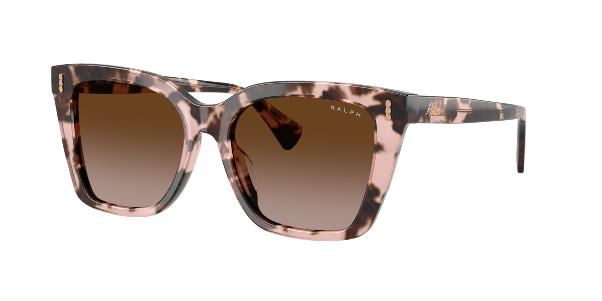 Ralph Woman Sunglass RA5349U -  Frame color: Pink Havana, Lens color: Gradient Brown