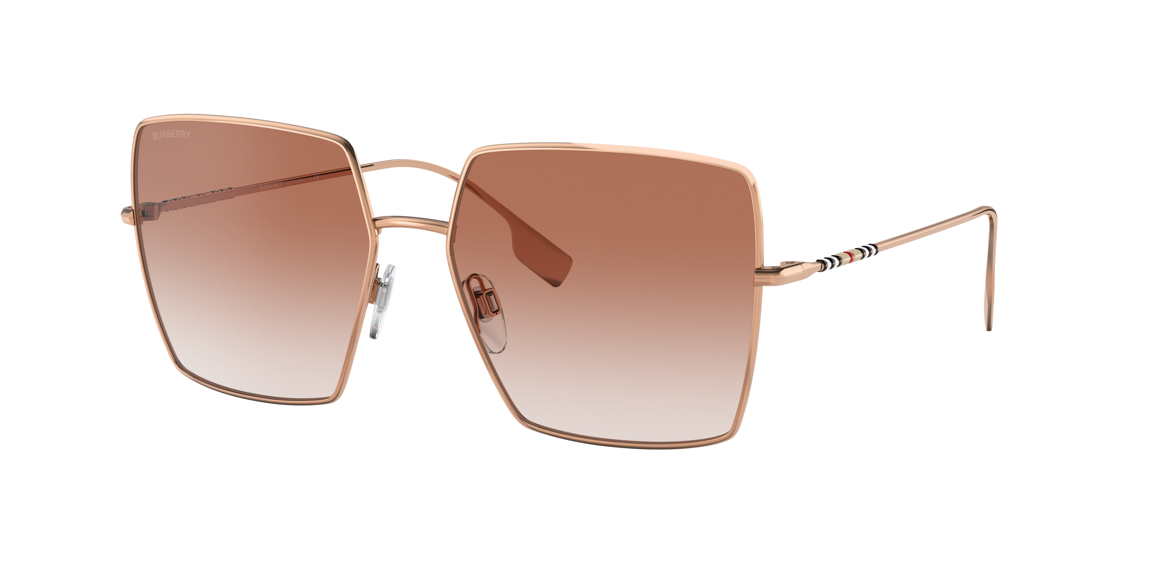 Burberry Woman Sunglass Daphne -  Frame color: Rose Gold, Lens color: Gradient Pink