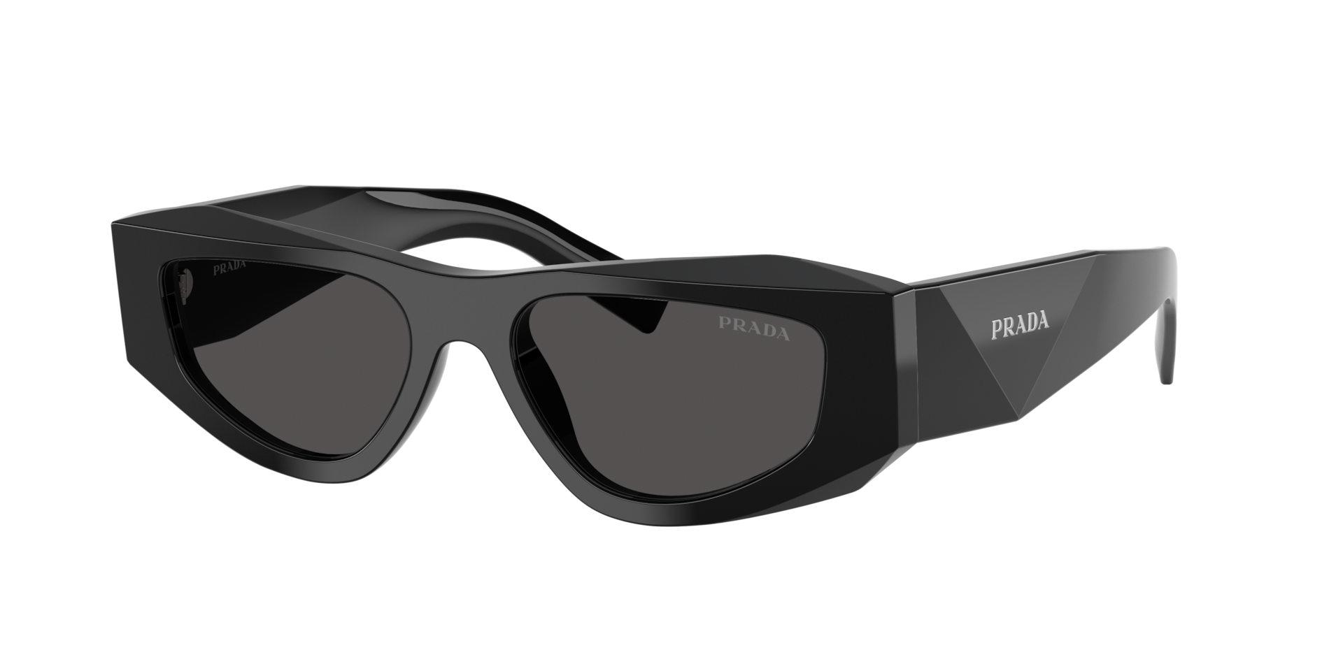 Prada PR B19S M (52 - 17) with Grey lenses and Black frame