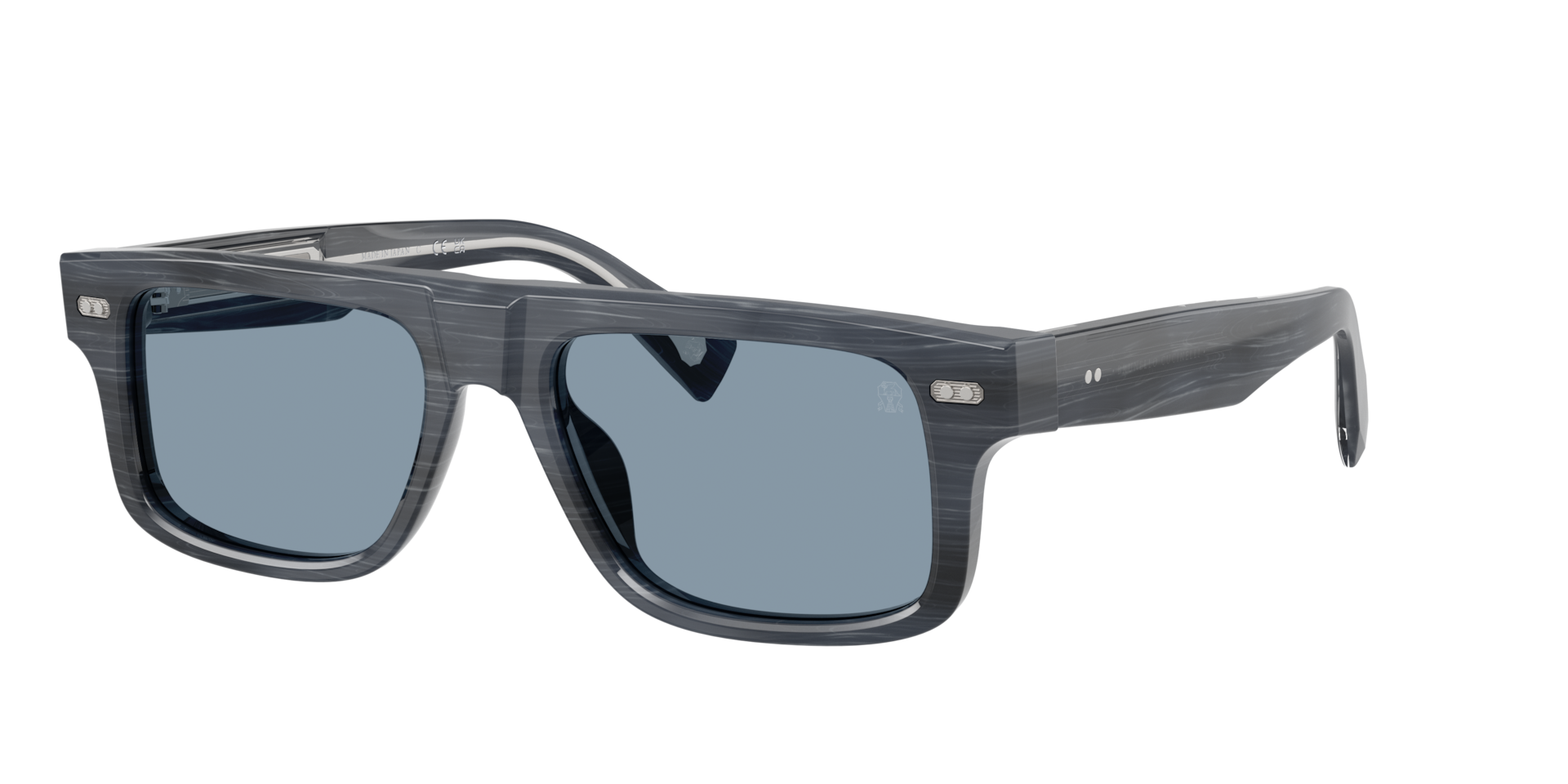 Brunello Cucinelli Homme Sunglass BC4028S - Couleur du Monture Panama Nera Couleur de Lentille Oceano 670 €