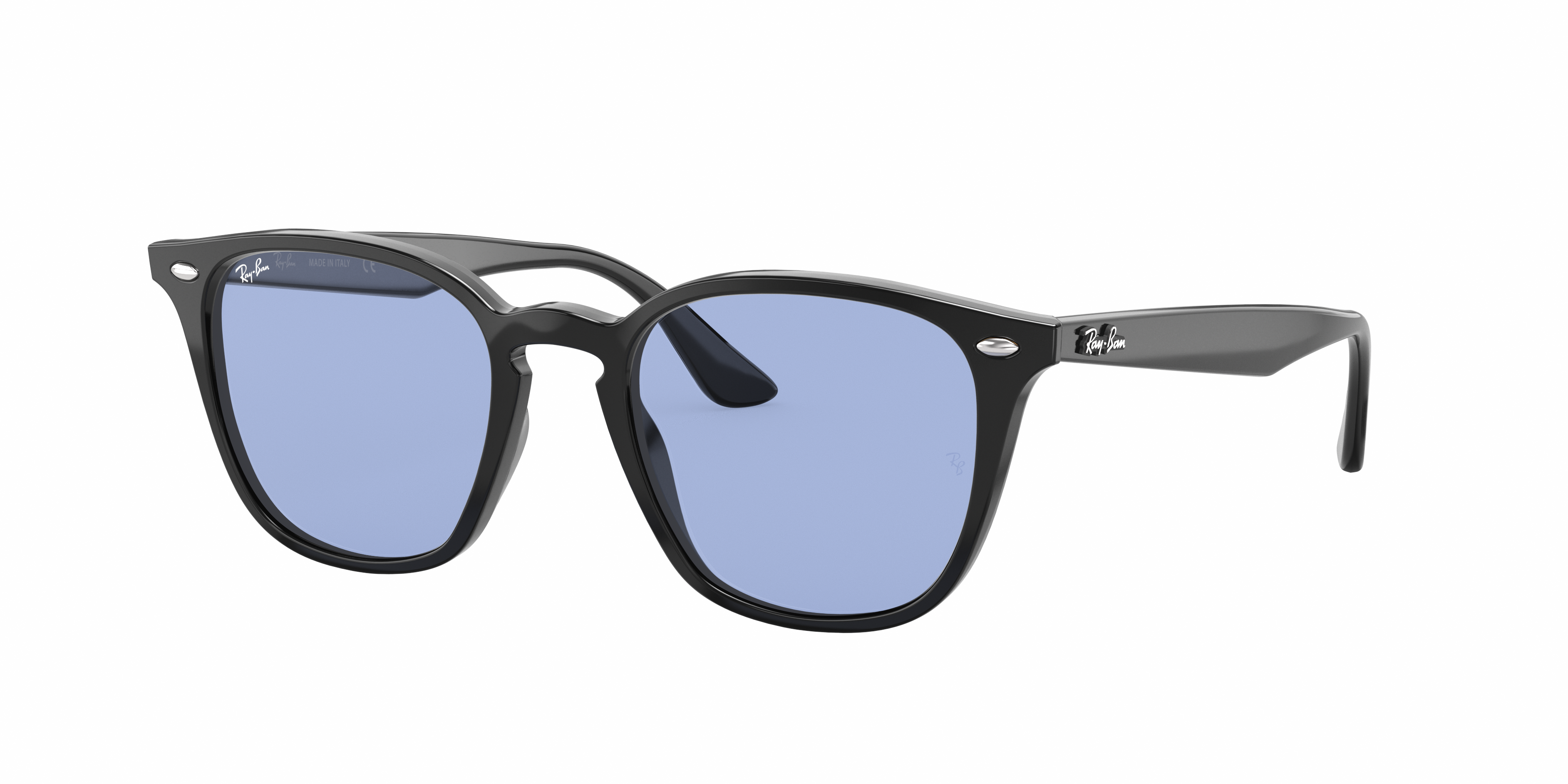 Ray-Ban RB4258 L (52 - 20) with Blue lenses and Black frame