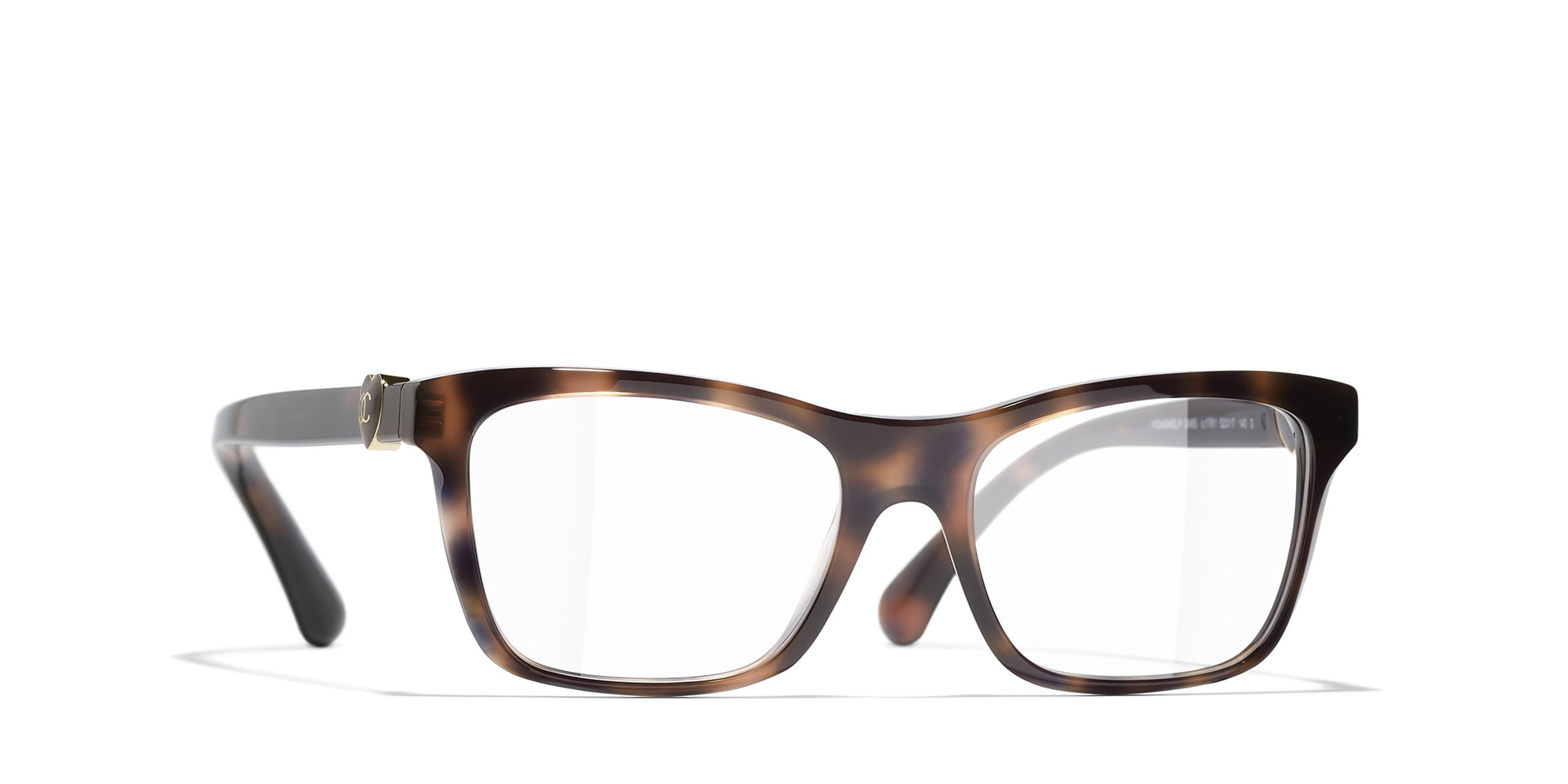 Chanel Woman Sunglass Rectangle Eyeglasses CH3465 -  Frame color: Tortoise, Lens color: Demo Lens