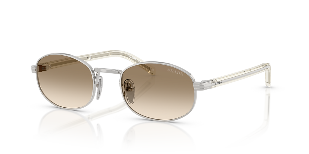 Prada PR B53S S (52 - 21) with Yellow lenses and Silver  display picture 3