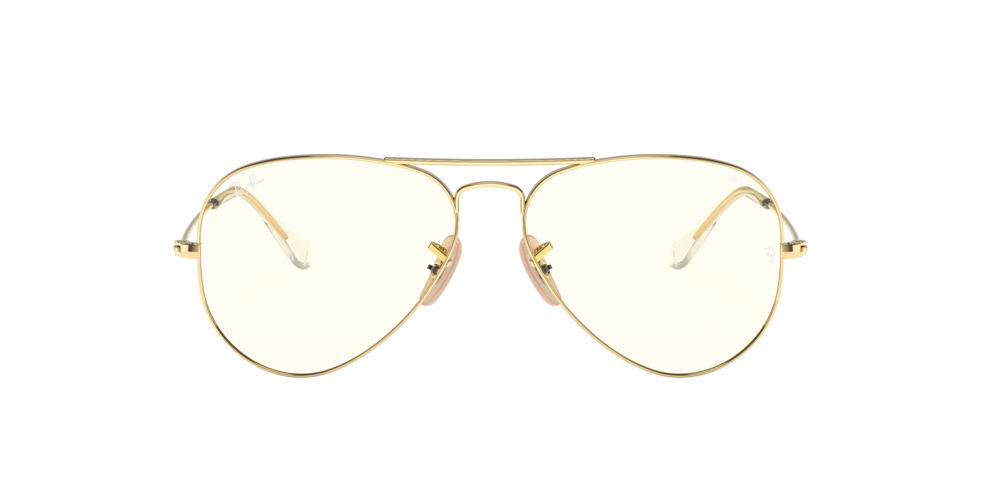 Ray-Ban RB3025 Aviator Clear Evolve