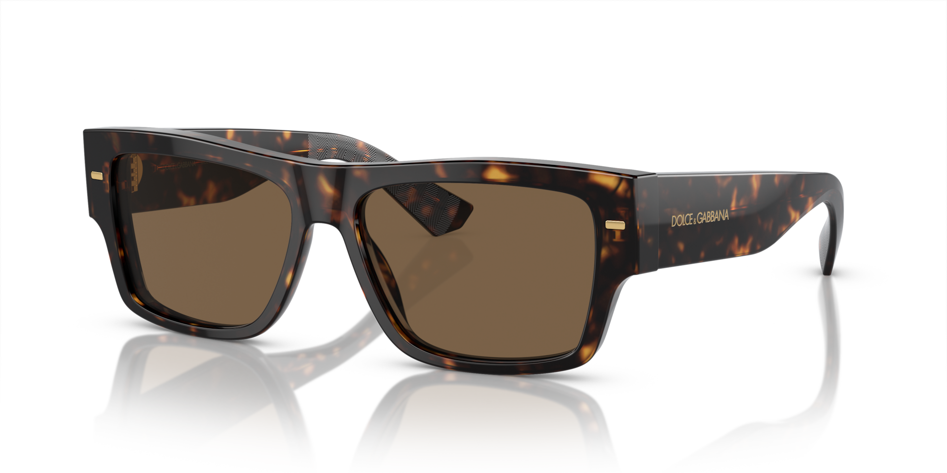 DOLCE&GABBANA 44 ドルガバ SWAG Dolce&Gabbana DG4451 S (55 - 15) with Brown lenses and Tortoise