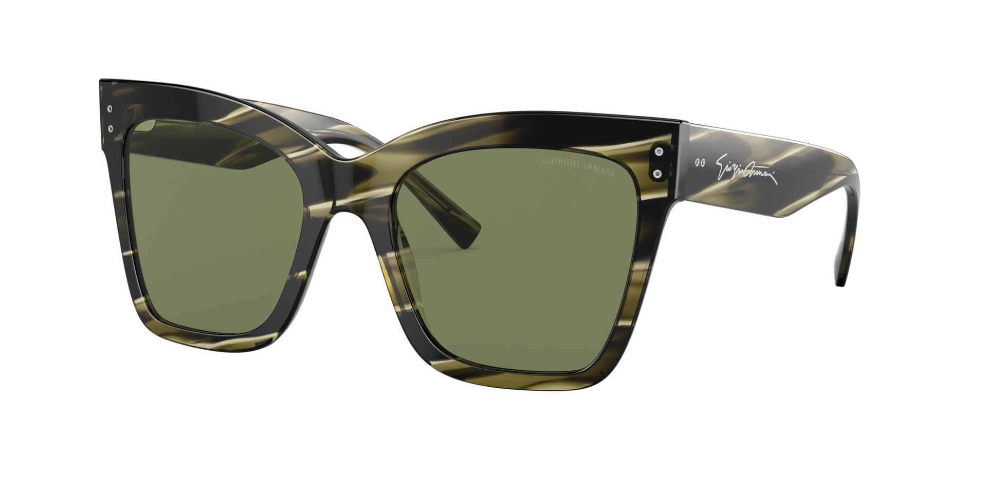Giorgio Armani Femme Sunglass AR8175 - Couleur du Monture Ray Vert Couleur de Lentille Vert 142 €