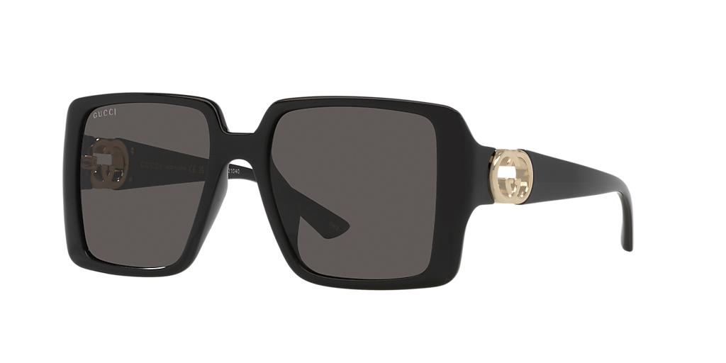Gucci GG1692SA M (54 - 18) with Grey lenses and Black frame